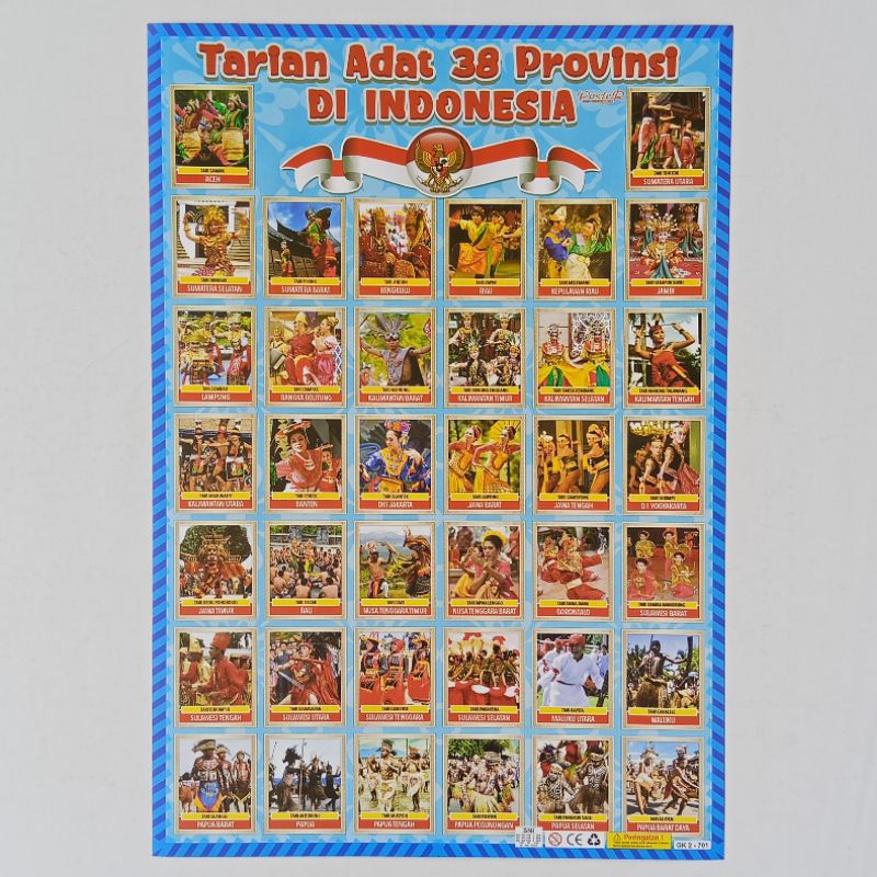 Poster Anak Edukasi Tarian Adat Nusantara