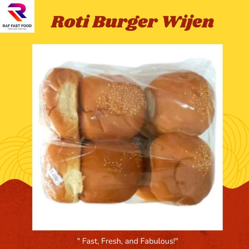 

Roti Burger Wijen Isi 10