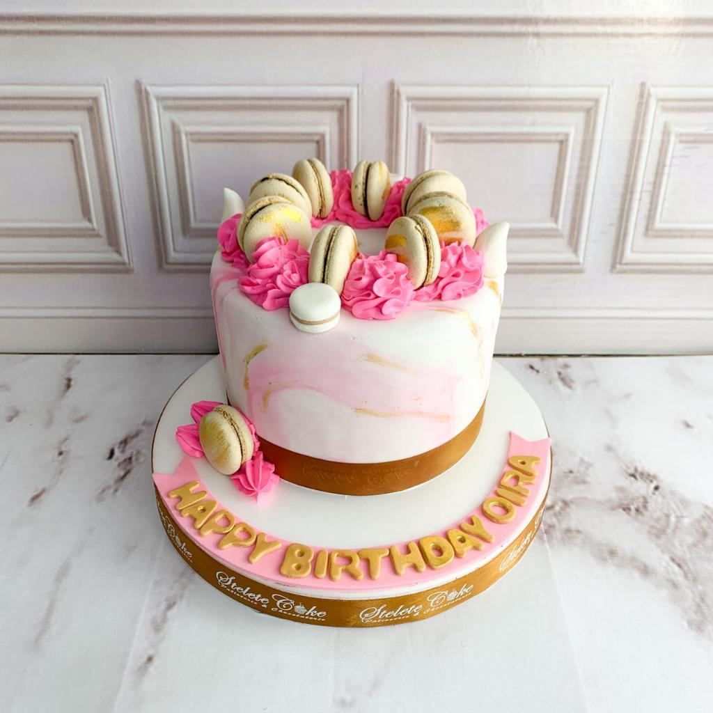 

Kue Ulang Tahun/Birthday Cake/Kue Ultah Tema Marbel Pink/Kue Birthday Jakarta