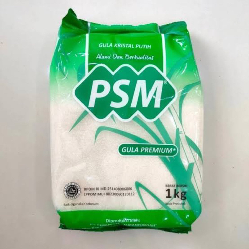 

gula psm kemasan 1kg gula tebu premium ready stock untuk menambah pemanis pada makanan dan minuman