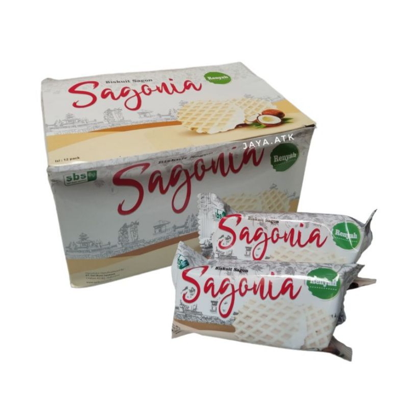 

sagonia biskuit kelapa 45 gr 1BOX isi 12 /biskuit kelapa /sagonia