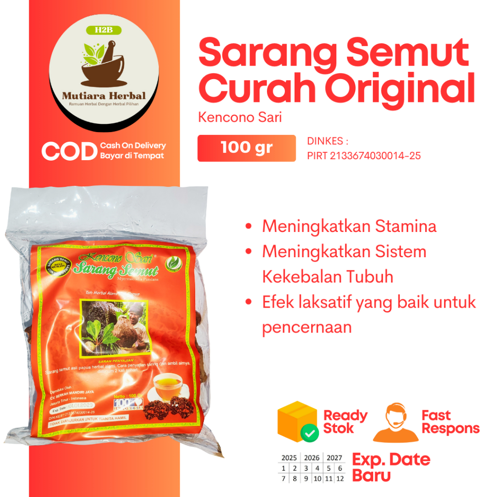 

Teh Sarang Semut Curah Herbal Asli Original Papua kencono sari