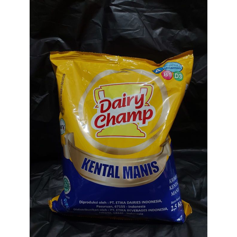 

DAIRY CHAMP SUSU KRIMER KENTAL MANIS 2,5kg / SKM DAIRY CHAMP 2500gram