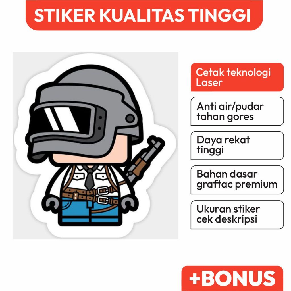 STIKER MINI PUBG Aesthetic Stiker |Stiker Tumblr