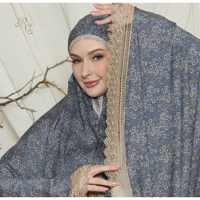 Mukena Dewasa Rayyan Zhafira | Mukena Traveling Rayyan Rayon Twill Jumbo