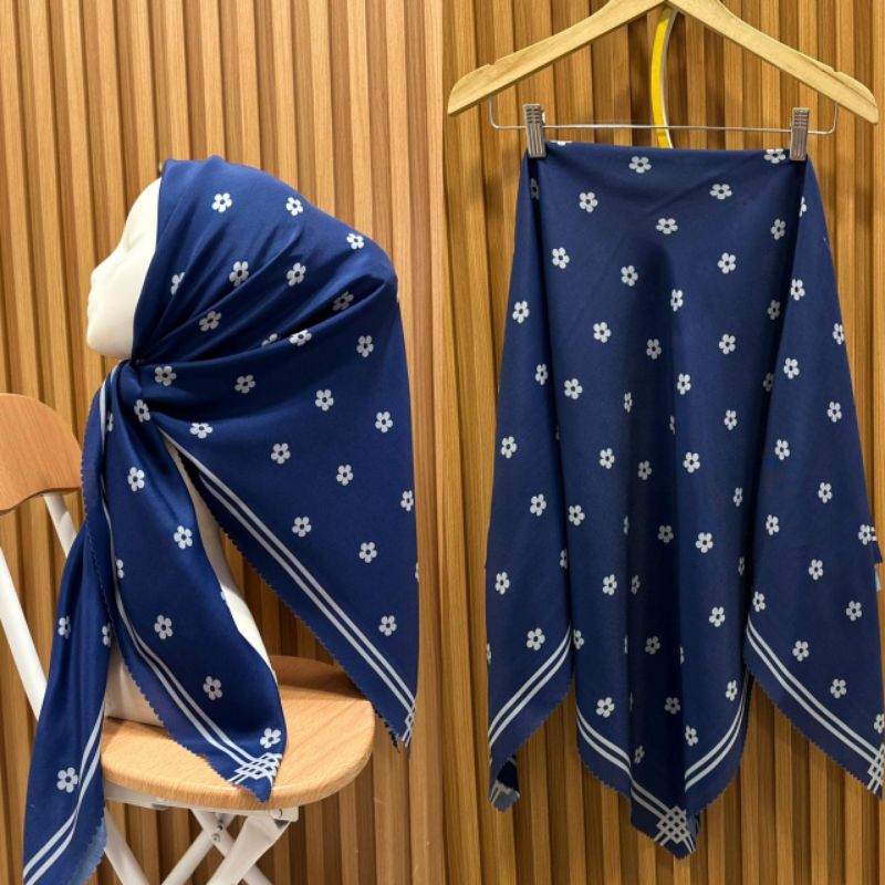 JILBAB SEGI 4 DENAY KW /KERUDUNG DENAY SEGI EMPAT DENAY KW SEGI 4 EMPAT KATUN VOAL MOTIF PREMIUM SEG