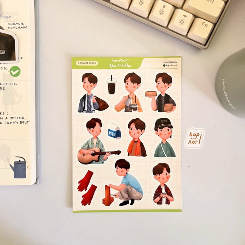 

CLEARANCE SALE!! Sticker Sheet Drama Korea (The Red Sleeve, Business Proposal, All of Us are Dead, Our Belived Summer)