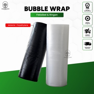 

Bubble Wrap Hitam dan Bening 1 Roll 125cm x 50m Alat Perlindungan Paket Produk Waterproof Premium Quality By Oneware Instan
