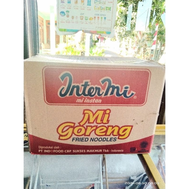 

Intermie Mi goreng 1dus isi 40bungkus / intermi