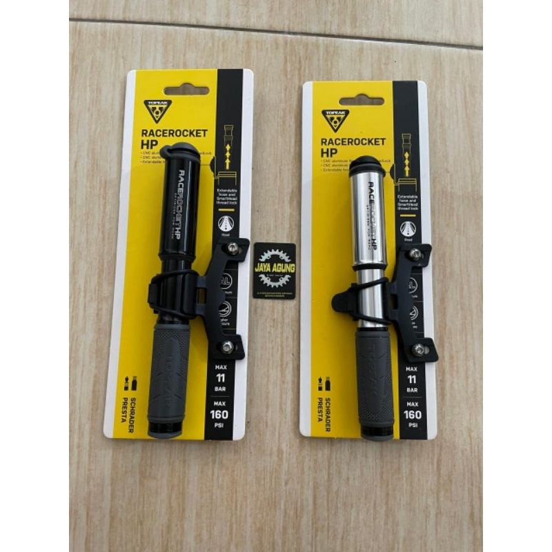 Pompa Sepeda Mini Pump Topeak Race Rocket Hp 160 psi