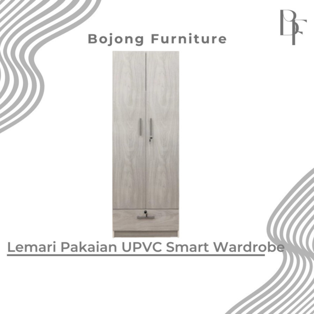 Lemari Pakaian UPVC Smart Wardrobe / Lemari Anti Air dan Rayap
