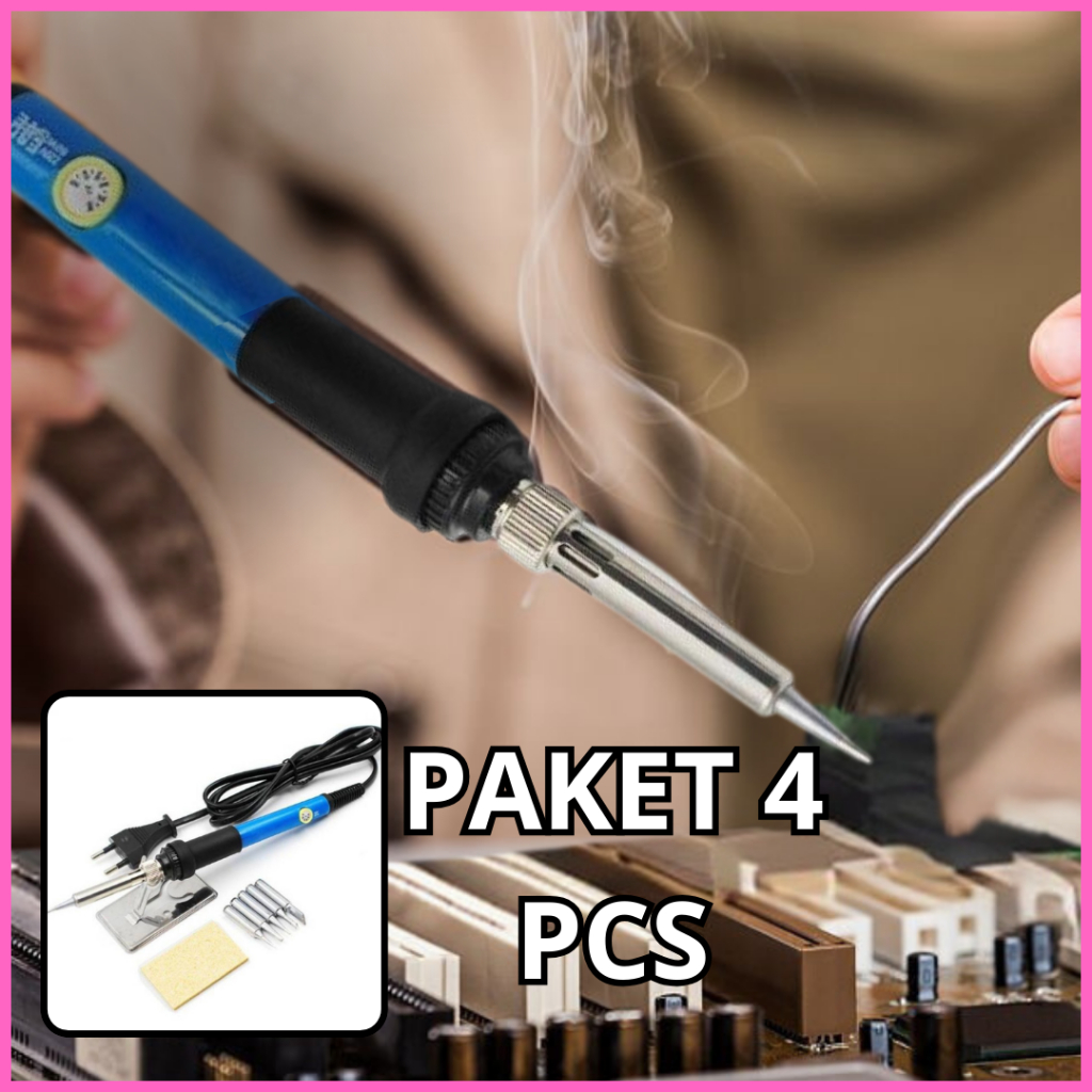 PAKET FULL SET solder listrik 60watt 100 watt tekiro otomatis