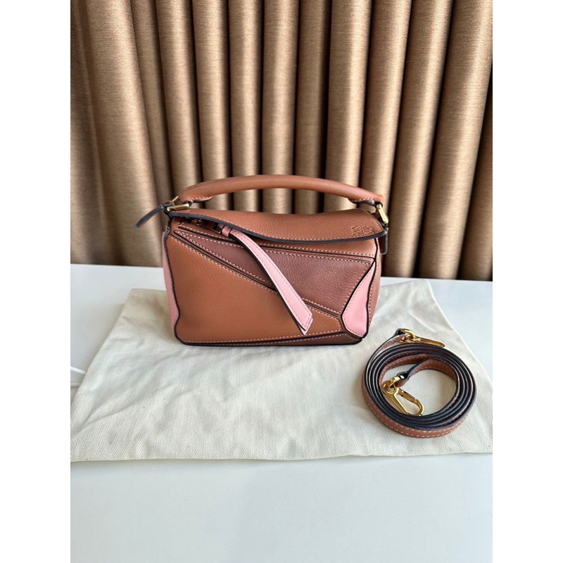 loewe mini puzzle tricolour preloved 2019