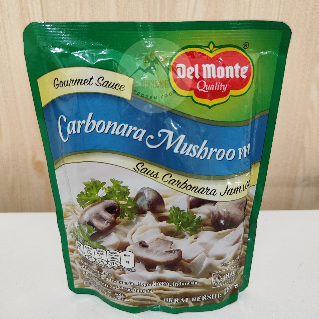 

Del Monte Carbonara Mushroom 180gr