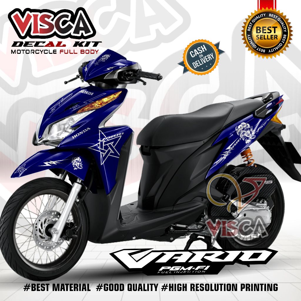 Decal Vario 125 Old Full Body Stiker Vario 125 Old Keren Full Body Striping Vario 125 Old Full Body 