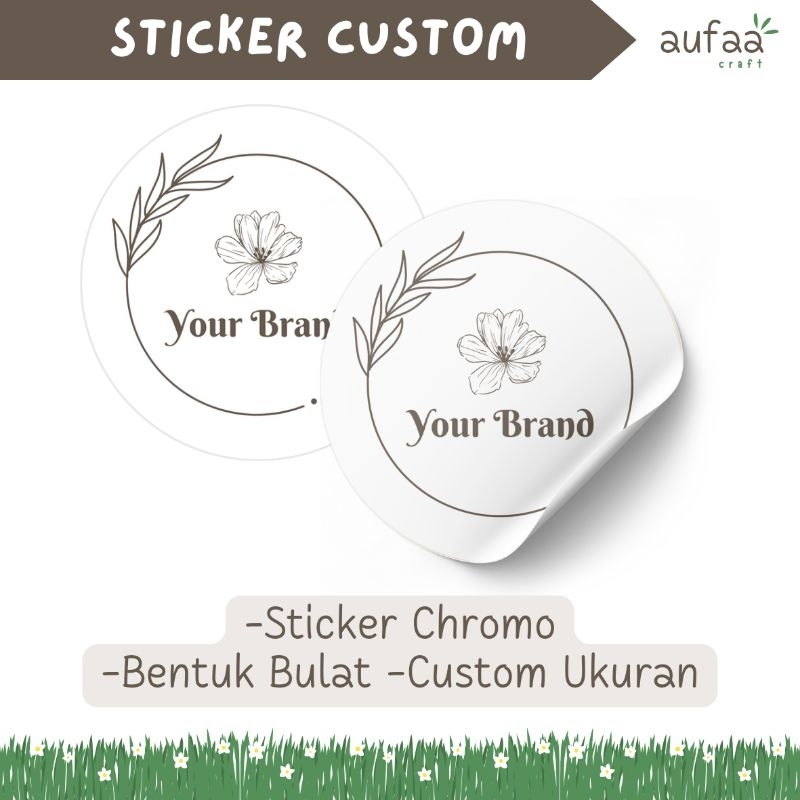 

Cetak Stiker Chromo | Bentuk Bulat | Custom Size