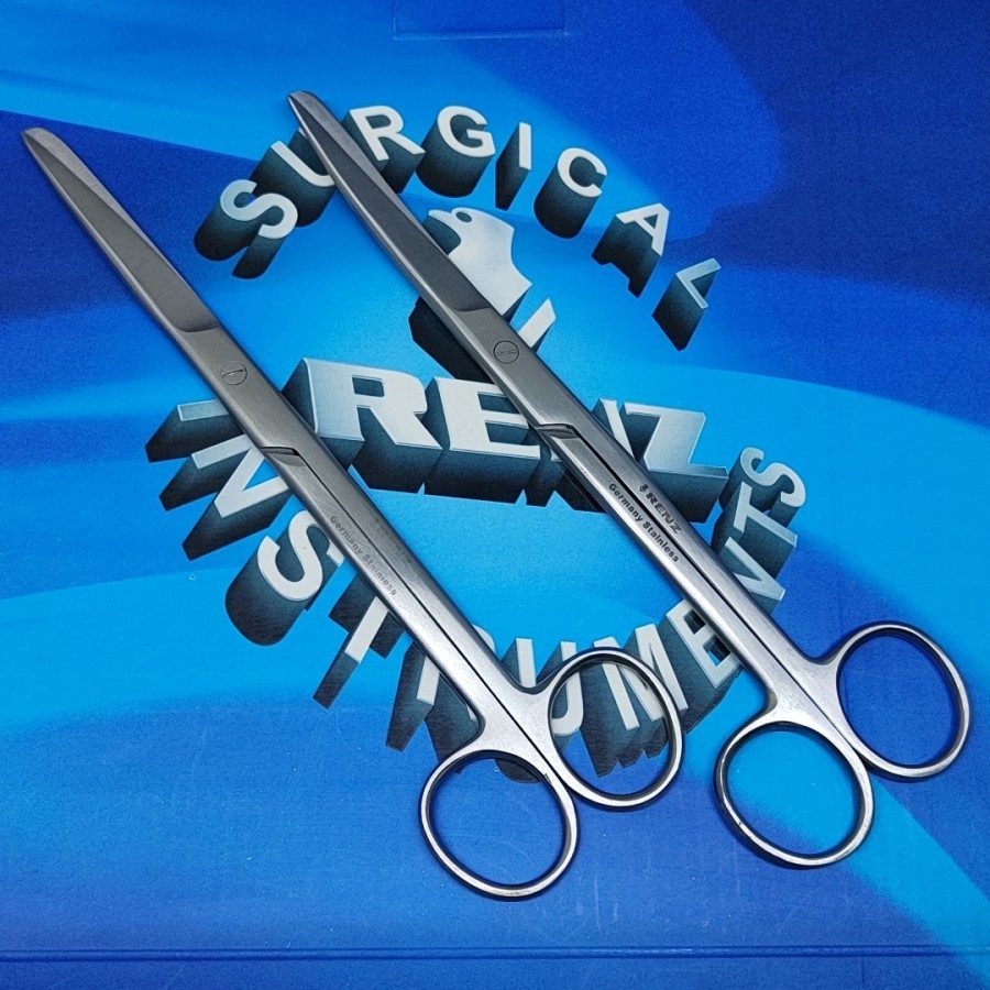 Alat medis Alkes Gunting Operasi Tajam-Tumpul 20 cm|Renz Surgical|Gunting Operasi