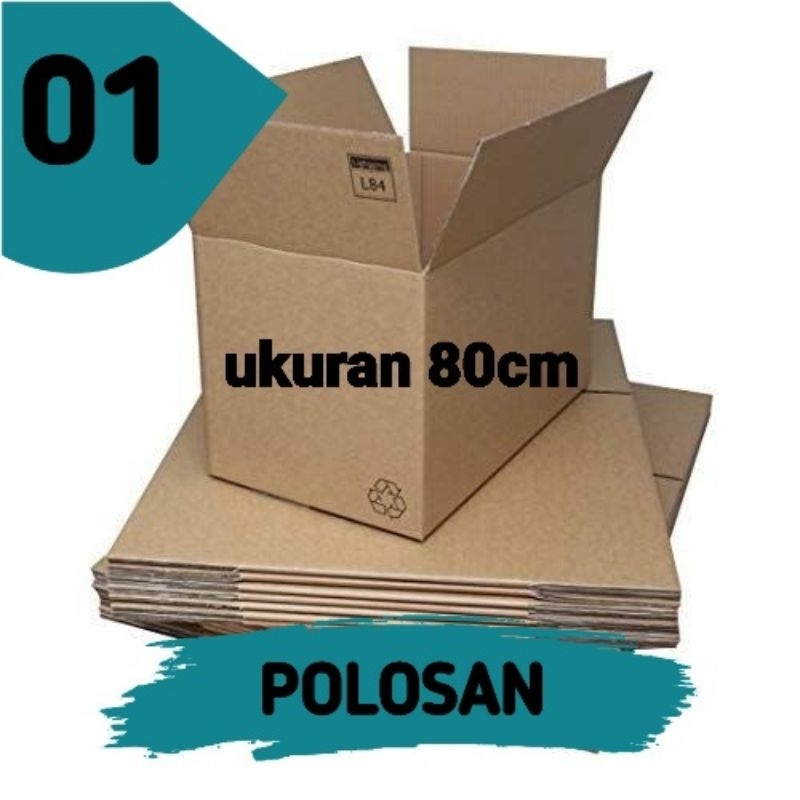 

kardus paket polos ukuran 80cm