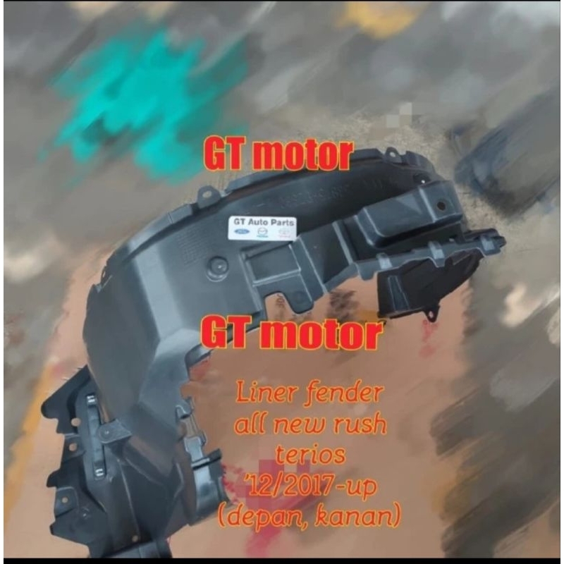 LINER INNER FENDER DEPAN KANAN ALL NEW RUSH TERIOS 2018-UP