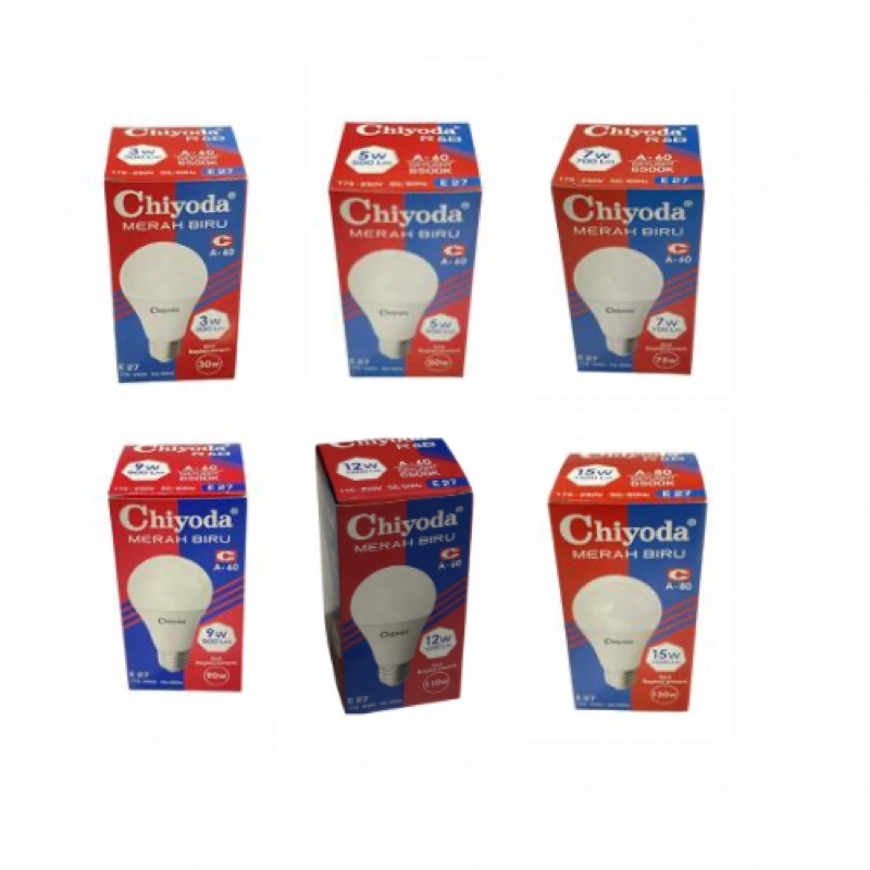 LED CHIYODA 3W 5W 7W 9W 12W 15W PUTIH