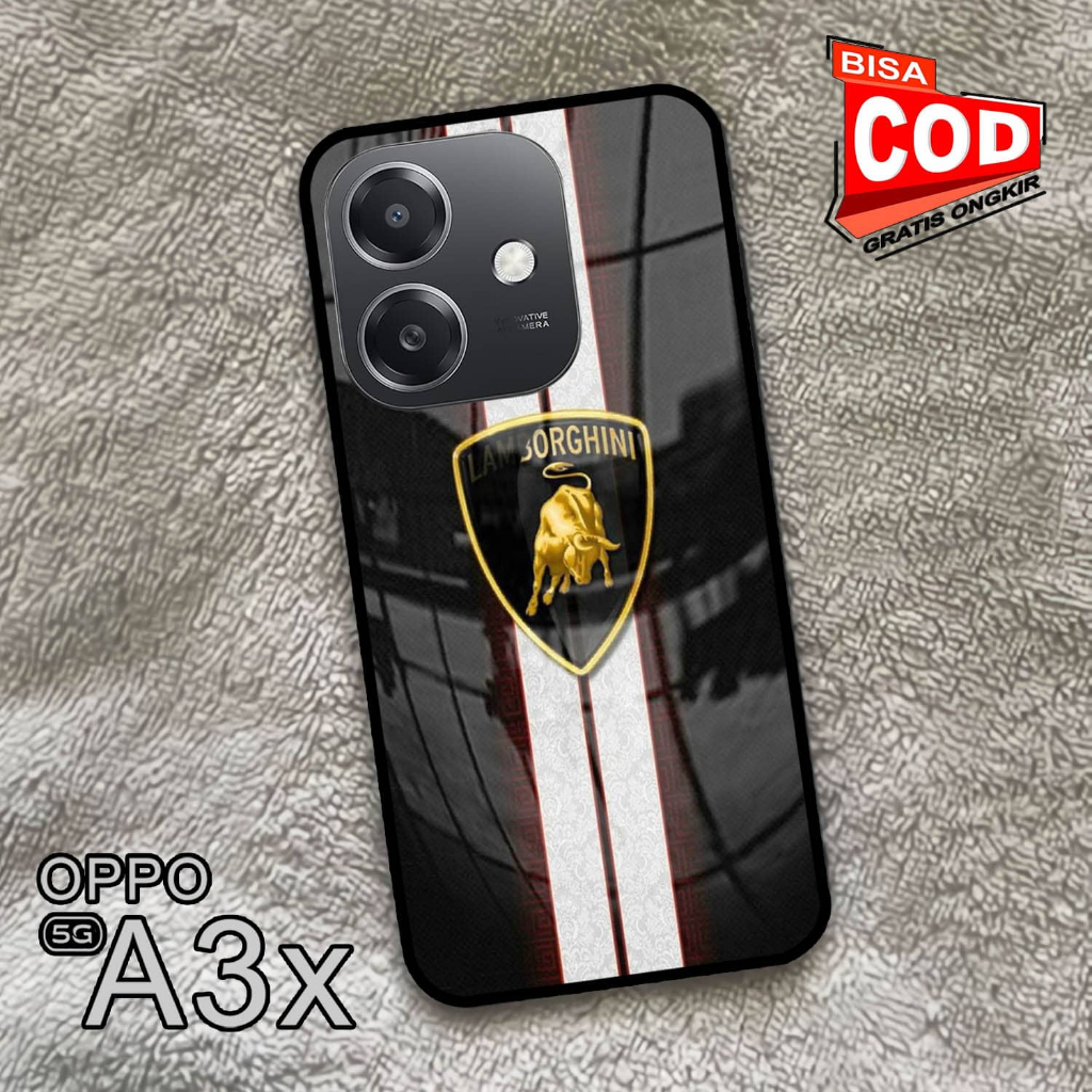 Softcase Glass Kaca | Case Kaca | Casing Kaca | OPPO A3X [S41]