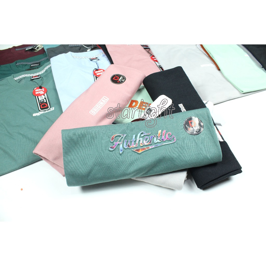 Kaos Embos Timbul Pria premium original 100% distro neverbreak