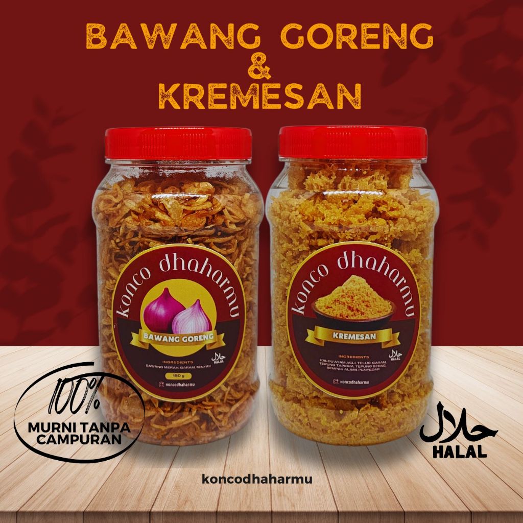 

PAKET BAWANG GORENG + KREMES AYAM