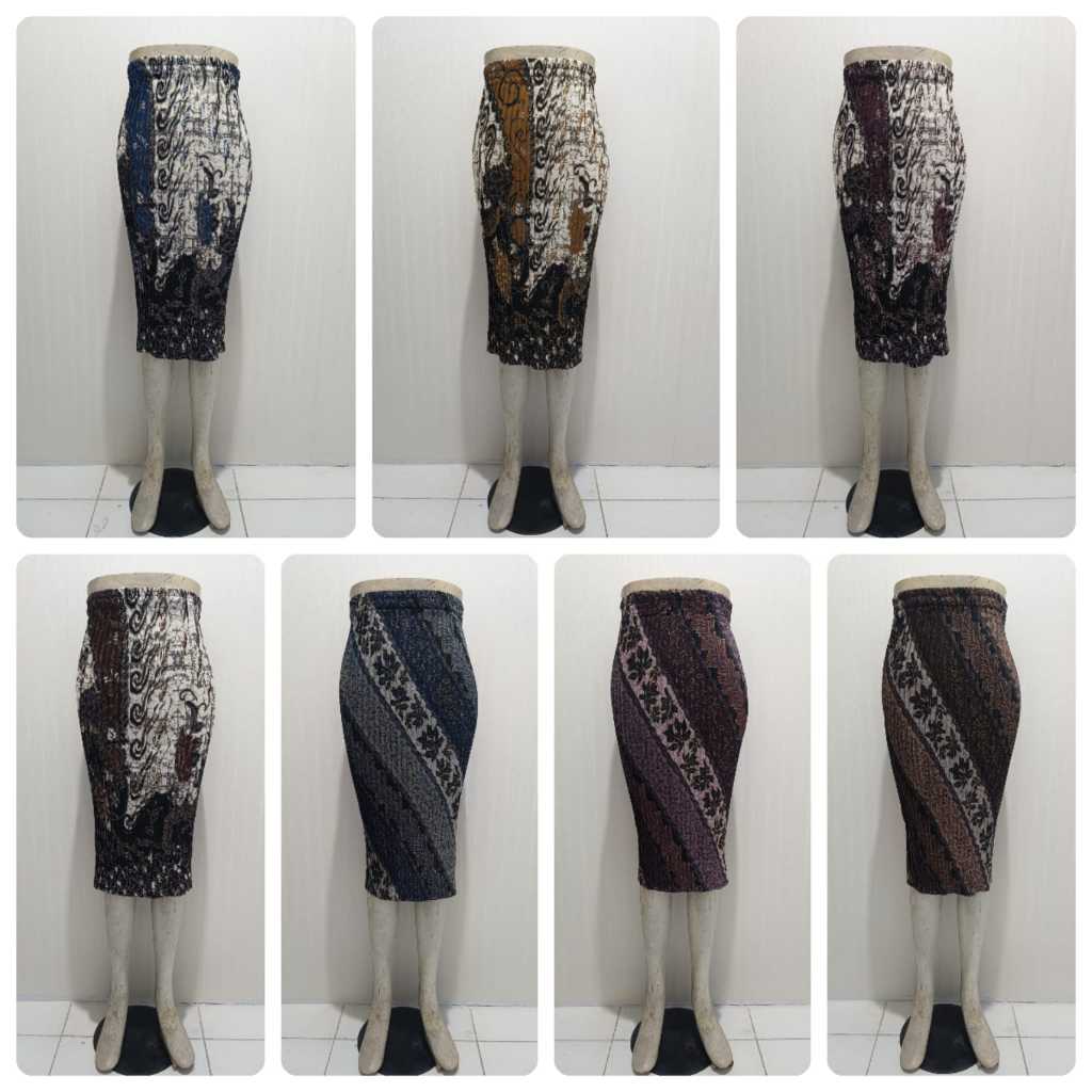 BAWAHAN KEBAYA PLISKET BATIK 7/8