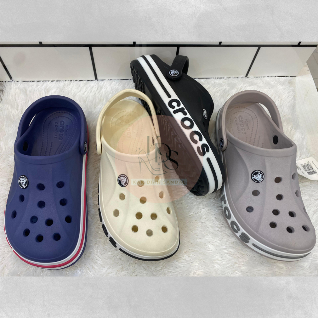 KDS | Crocs Sandal Pria dan Wanita Dewasa (Unisex)/ Sepatu Kodok Anti Air Baya Sendal Crocs Premium 