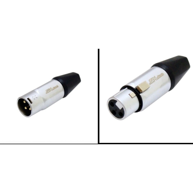 1 Set / Sepasang Jack Jek Canon XLR SPL Audio Male GCA 1500 dan Female GCA 1400 Original