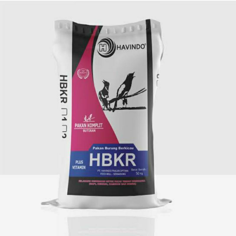HBKR Voer Hijau Curah Pur Pakan Burung Harian 25Kg