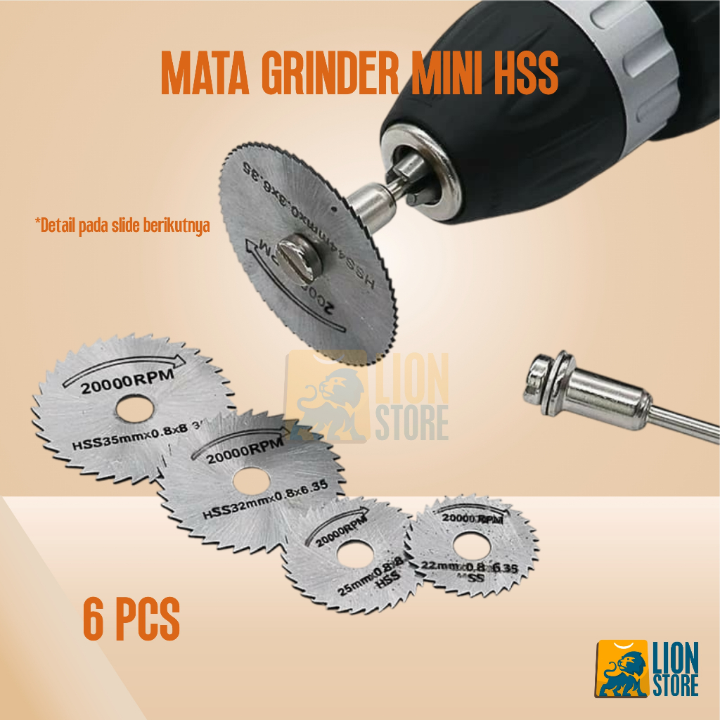 SET 6PCS MATA POTONG MINI GRINDER BOR TUNER TUNNER GERGAJI MINI GERINDA MINI GERGAJI POTONG