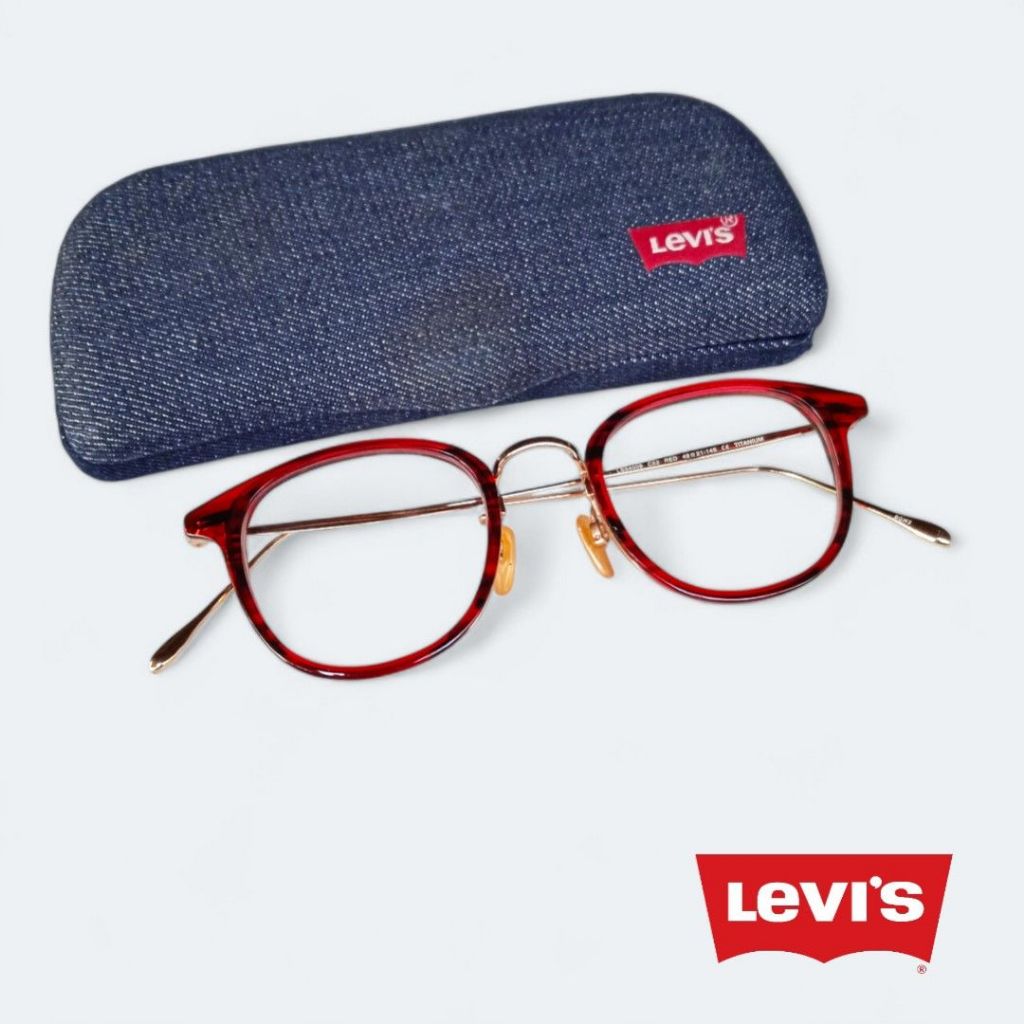 Levis Kacamata Titanium Gold original New Harga Second
