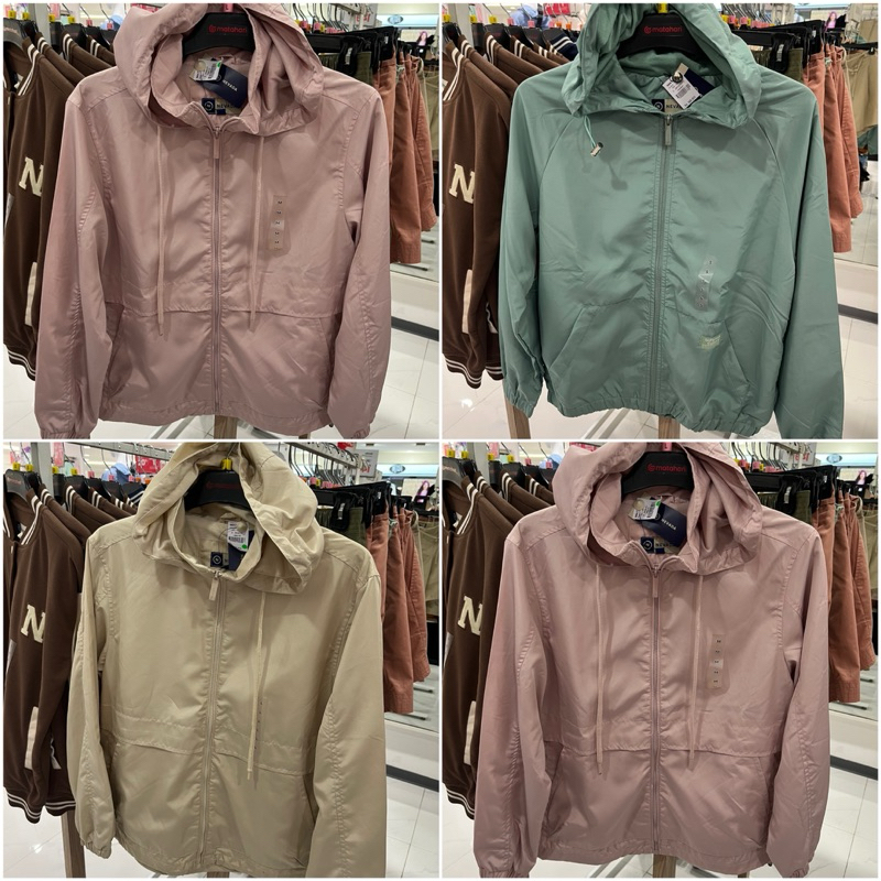 vii Jacket Zipper Pocket Nevada Parasut Unisex S-XL