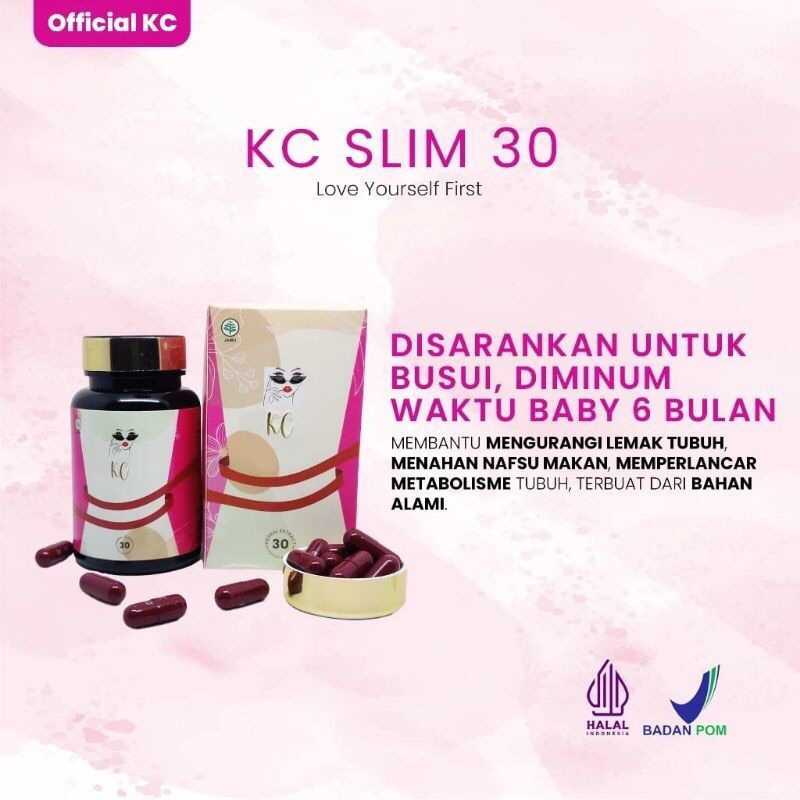 KC SLIM 30KAPSUL DIET ТЕТЕР MAKAN NASI-BPOM