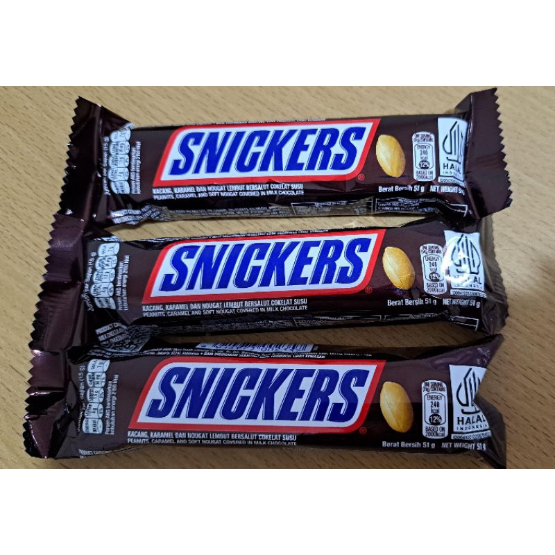 

Snickers Peanut Original 35gr & 51gr COKELAT SNICKERS Bar 1 Pcs