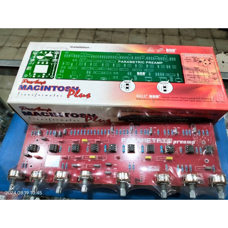 Kit parametric pre amplifier MACHINTOS PLUS SWICINGT