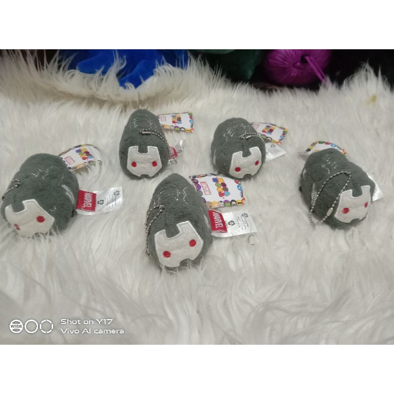 NEW BONEKA TSUM TSUM MARVEL GREY ROBOT