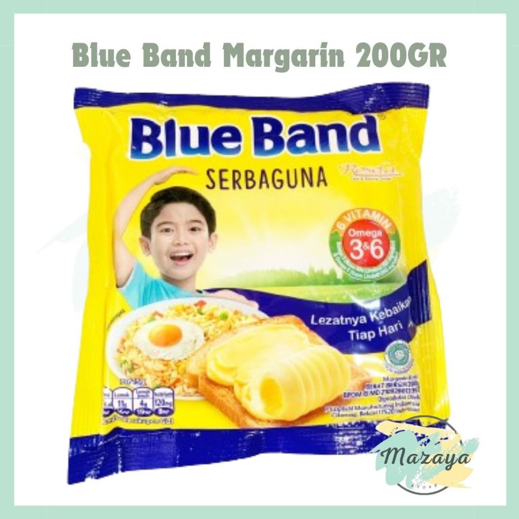 

BLUE BLAND MARGARIN SERBAGUNA SACHET 200GR - MAZAYA HOMESTORE