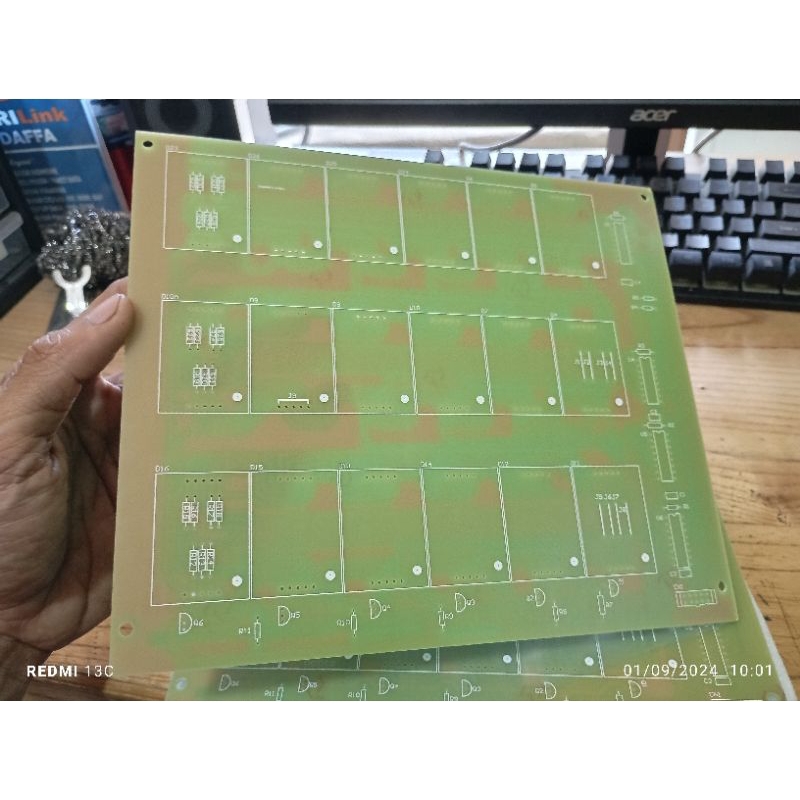 PCB display 7segment pom mini
