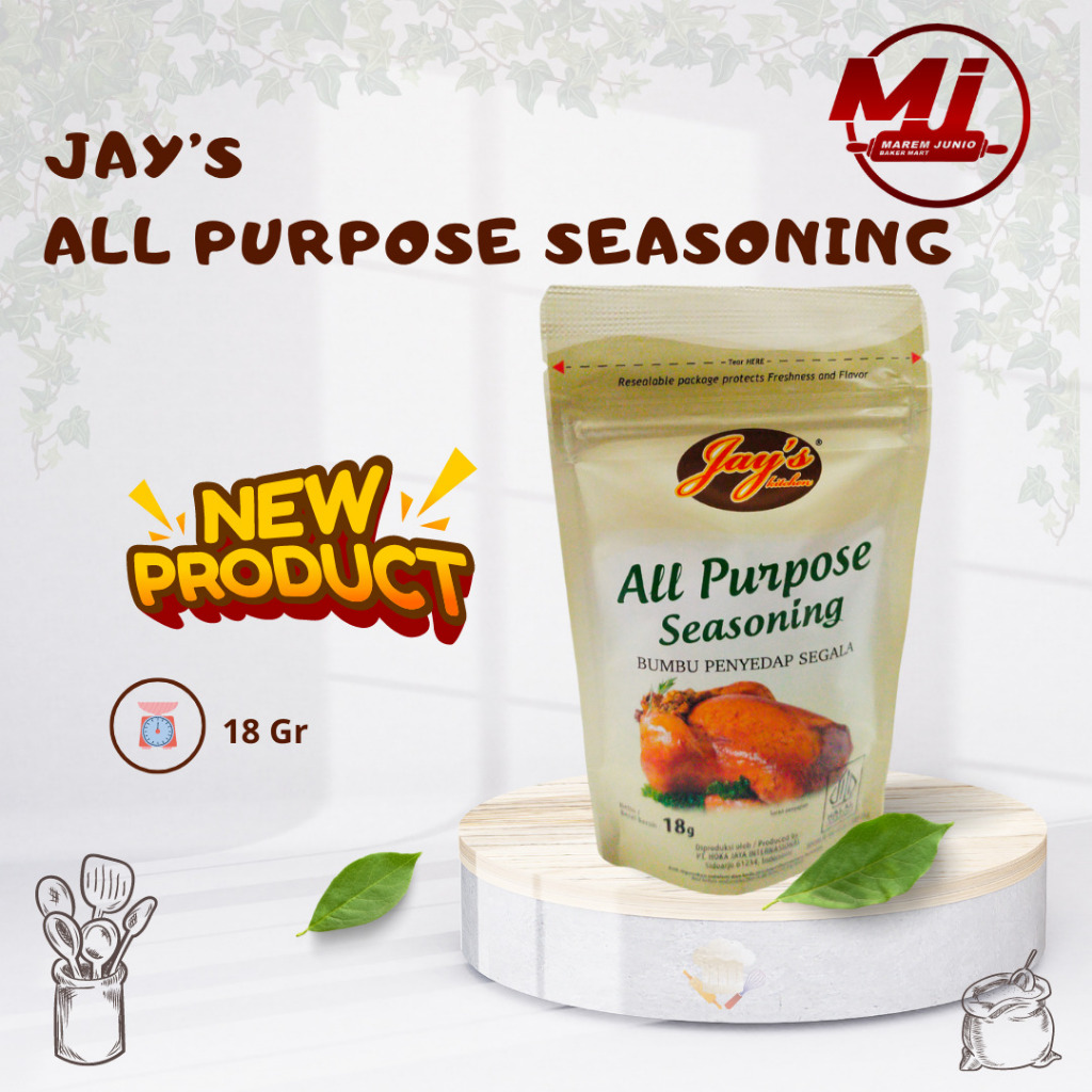 

JAY'S ALL PURPOSE SEASONING BUMBU PENYEDAP SEGALA 18 GR