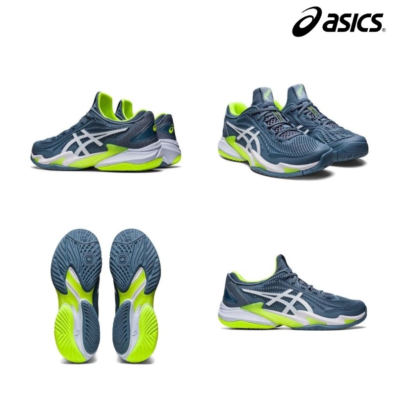 Sepatu Running Tenis Lapangan Asics Novac Jokovic Green || Sepatu Lari Sneaker Pria
