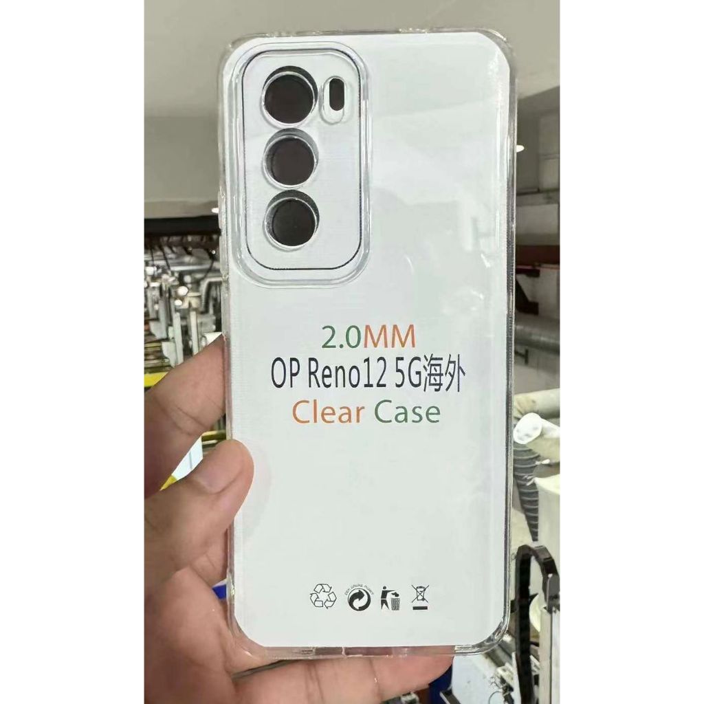 Real Pict Softcase HD Clear Oppo Reno 14 14F/Reno 13 13F 13Pro/Reno12 5G 12Pro/Reno11 11Pro 11F/Reno