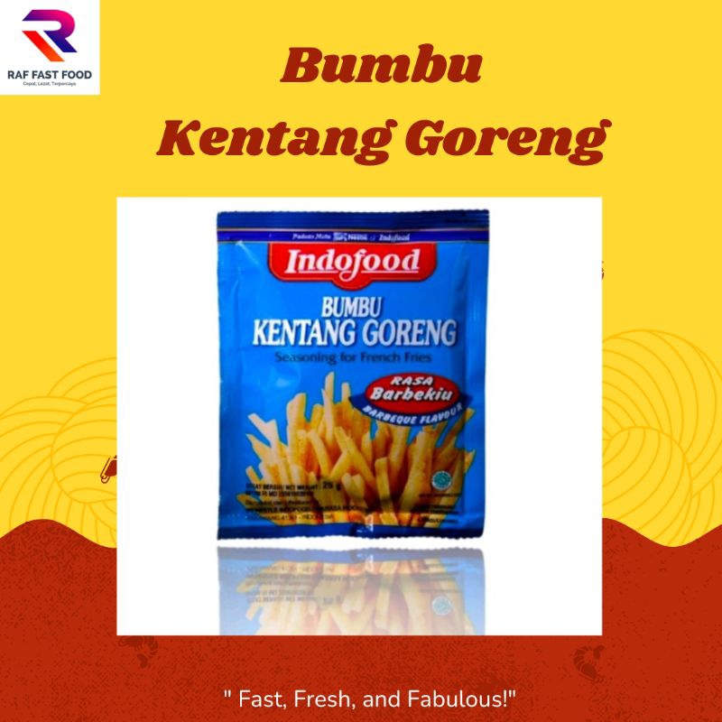

Indofood Barbeque Bumbu Bbq Kentang Goreng Barbekiu 25gr