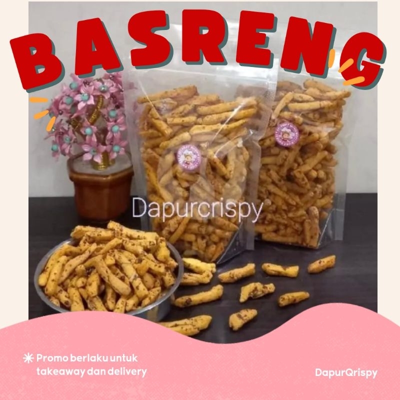 

Basreng Stik Pedas Daun Jeruk 250 g