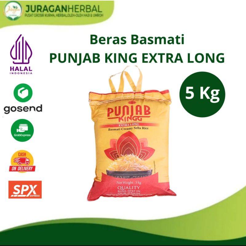 

BERAS BASMATI PUNJAB KINGG EXTRA LONG 5 kg