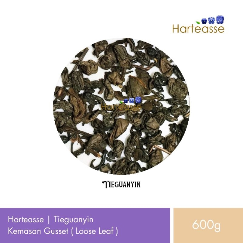 

Harteasse | Tie Guan Yin Oolong | Teh Oolong Tieguanyin | Kemasan Gusset 600gr (loose leaf)