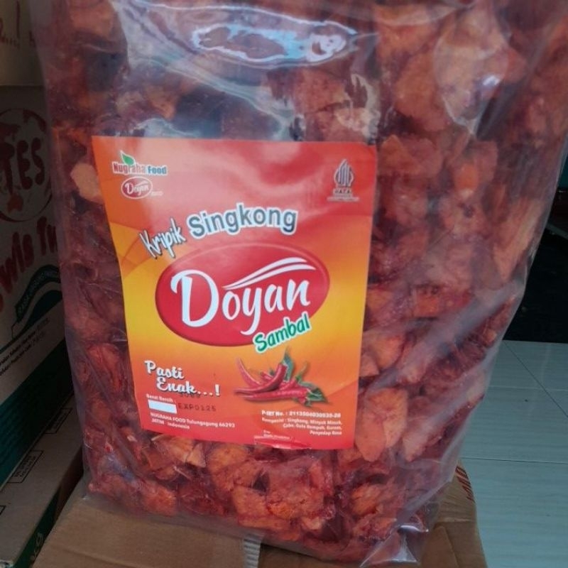 

singkong pedas