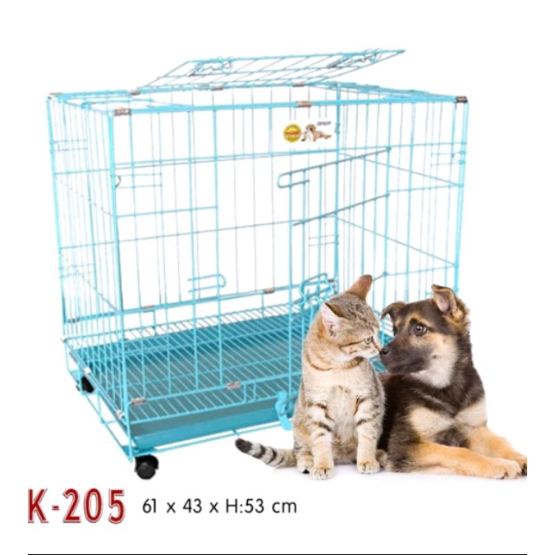 Kandang Anjing Kucing Octagon K-205 RODA - Kandang Hewan