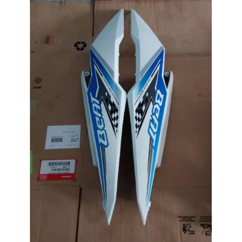 body beat esp all new putih plus stripping body belakang beat esp all new putih